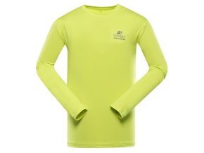 triko pánské dlouhé ALPINE PRO LOUS funkční zelené (Velikost L)