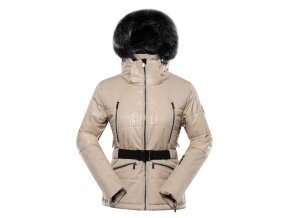 bunda dámská ALPINE PRO DAMA s membránou PTX béžová (Velikost L)