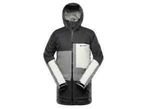 bunda pánská ALPINE PRO GARG s membránou PTX šedá (Velikost L)