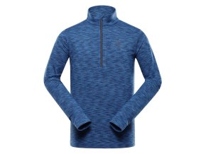 triko pánské dlouhé ALPINE PRO QAD modré (Velikost L)