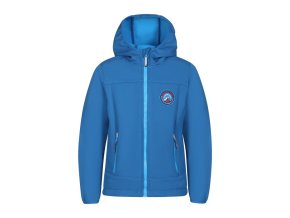 bunda dětská ALPINE PRO OMANO softshellová s membránou modrá