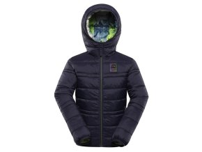 bunda dětská ALPINE PRO DOUWO HI-THERM oboustranná modrá