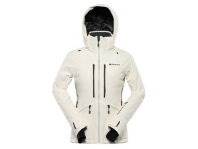 bunda dámská ALPINE PRO REASA s membránou PTX béžová (Velikost L)