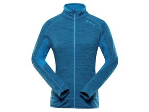 mikina dámská ALPINE PRO ONNECA COOL-DRY modrá