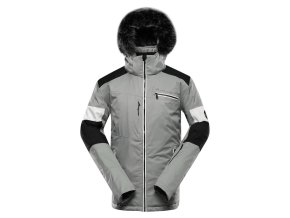 bunda pánská ALPINE PRO DAM s membránou PTX šedá (Velikost 5XL)