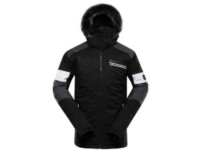 bunda pánská ALPINE PRO DAM s membránou PTX černá (Velikost 5XL)