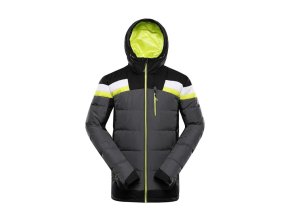 bunda pánská ALPINE PRO FERER péřová s membránou PTX zemitá (Velikost 5XL)