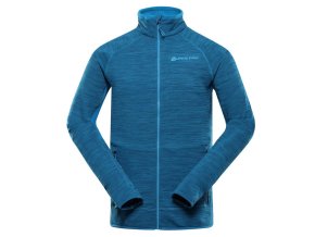 mikina pánská ALPINE PRO ONNEC rychleschnoucí modrá