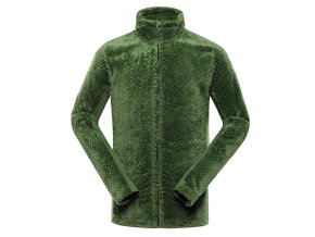 mikina pánská ALPINE PRO LOMM hřejivá zelená (Velikost 5XL)