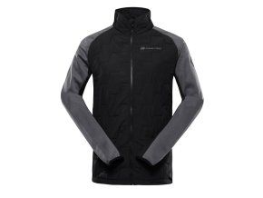 mikina pánská ALPINE PRO JORW s merinem černá (Velikost 5XL)