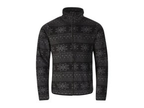 mikina pánská ALPINE PRO SIUS fleecová černá PA (Velikost 5XL)