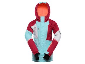 bunda dětská ALPINE PRO DEARO s membránou PTX modrá limpet shell (Velikost 104-110)