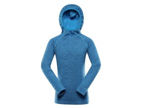 mikina dětská ALPINE PRO ROLTO rychleschnoucí COOL-DRY modrá (Velikost 116-122)