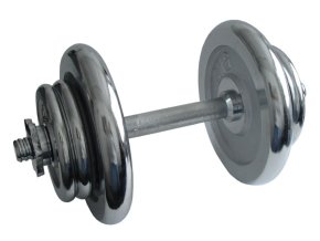 činka jednoruční 17kg 25mm chromová