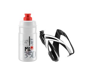 set ELITE KIT CEO Jet 350 ml + košík čirá/červená