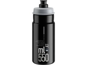 lahev ELITE JET černá/šedé logo 550 ml