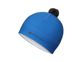 čepice ALPINE PRO ABERE funkční s bambulí modrá (Velikost L)