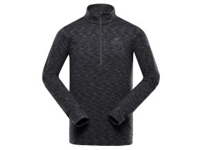 triko pánské dlouhé ALPINE PRO QAD černé (Velikost M)