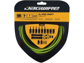 brzdový set Jagwire 2x Pro Shift Kit Organic Green