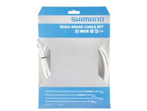 bowdeny+lanka Shimano set 1.6 x 1000/2050mm, 800/1400mm bílý