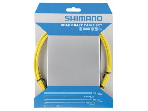 bowdeny+lanka Shimano set 1.6 x 1000/2050mm, 800/1400mm žlutý