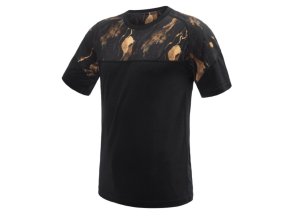 triko krátké pánské SENSOR MERINO IMPRESS černé/cosmos (Velikost L)