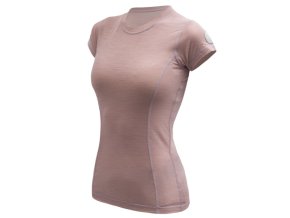 triko krátké dámské SENSOR MERINO AIR růžové