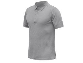 triko krátké pánské SENSOR MERINO ACTIVE polo šedé