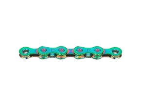 řetěz KMC X12 WAXED aurora green 126čl. BOX