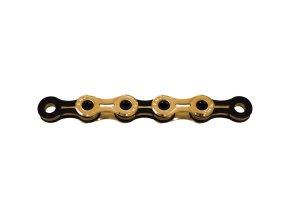 řetěz KMC X11 SL WAXED zlato-černý 118čl. BOX