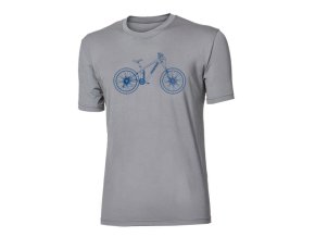 triko krátké pánské Progress WABI MTB šedé (Velikost L)