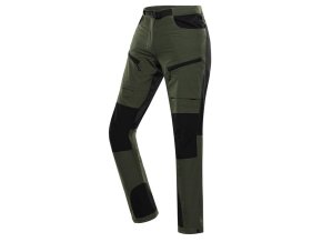 kalhoty dámské dlouhé ALPINE PRO AKANA 2 softshellové zelené