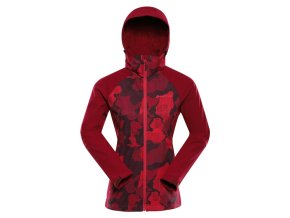 bunda dámská ALPINE PRO HOORA softshellová s DWR růžová