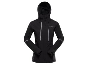 bunda dámská ALPINE PRO NOREMA 2 nepromokavá s PTX černá (Velikost L)