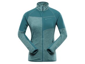 mikina dámská ALPINE PRO ONNECA 2 s COOL DRY modrá (Velikost L)