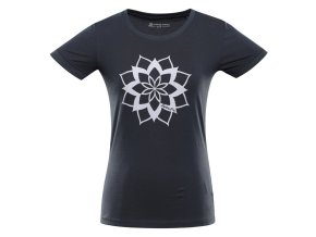 triko dámské krátké ALPINE PRO TERMESA 2 zelené (Velikost L)