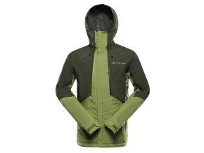 bunda pánská ALPINE PRO NOREM 2 s PTX zelená (Velikost L)
