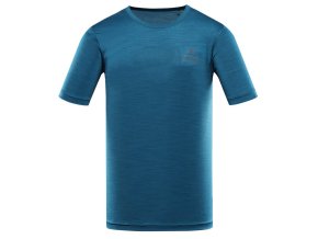 triko pánské krátké ALPINE PRO BASIK rychleschnoucí s COOL DRY modré