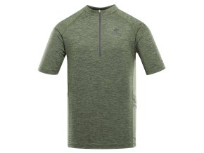 dres pánský krátký ALPINE PRO GERET 2 rychleschnoucí zelený (Velikost L)