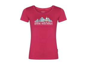 triko krátké dámské Progress AROMA NEPAL fuchsie (Velikost L)