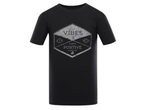 triko pánské krátké ALPINE PRO SUMEK černé (Velikost L)