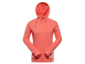 mikina dámská ALPINE PRO LOKKA červená (Velikost L)