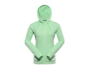 mikina dámská ALPINE PRO LOKKA zelená (Velikost S)