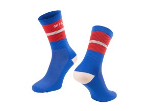 ponožky FORCE STRIPE dlouhé, modré