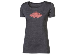 triko krátké dámské Progress VINKA "ARCTIA" merino šedý melír (Velikost S)