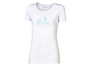 triko krátké dámské Progress SASA CITYBIKE bílé (Velikost L)