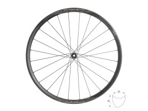 kola gravel MICHE GRAFF XL XDR 25 plášťová, Alloy
