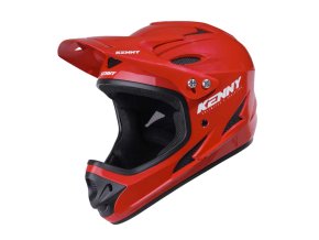 KENNY Cyklistická přilba DOWNHILL SOLID Red XXS, Červená