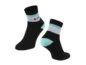 ponožky FORCE STRIPE krátké, černé