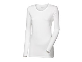 triko dlouhé dámské Progress BAMBUS LS ORIGINAL bílé (Velikost S)